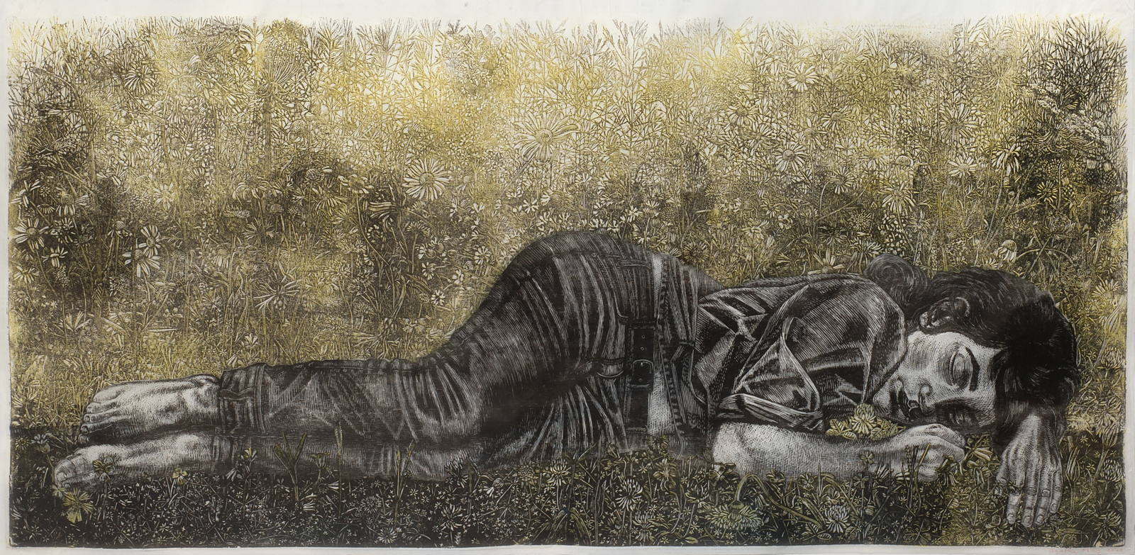 Allong�s dans les fleurs, 2011