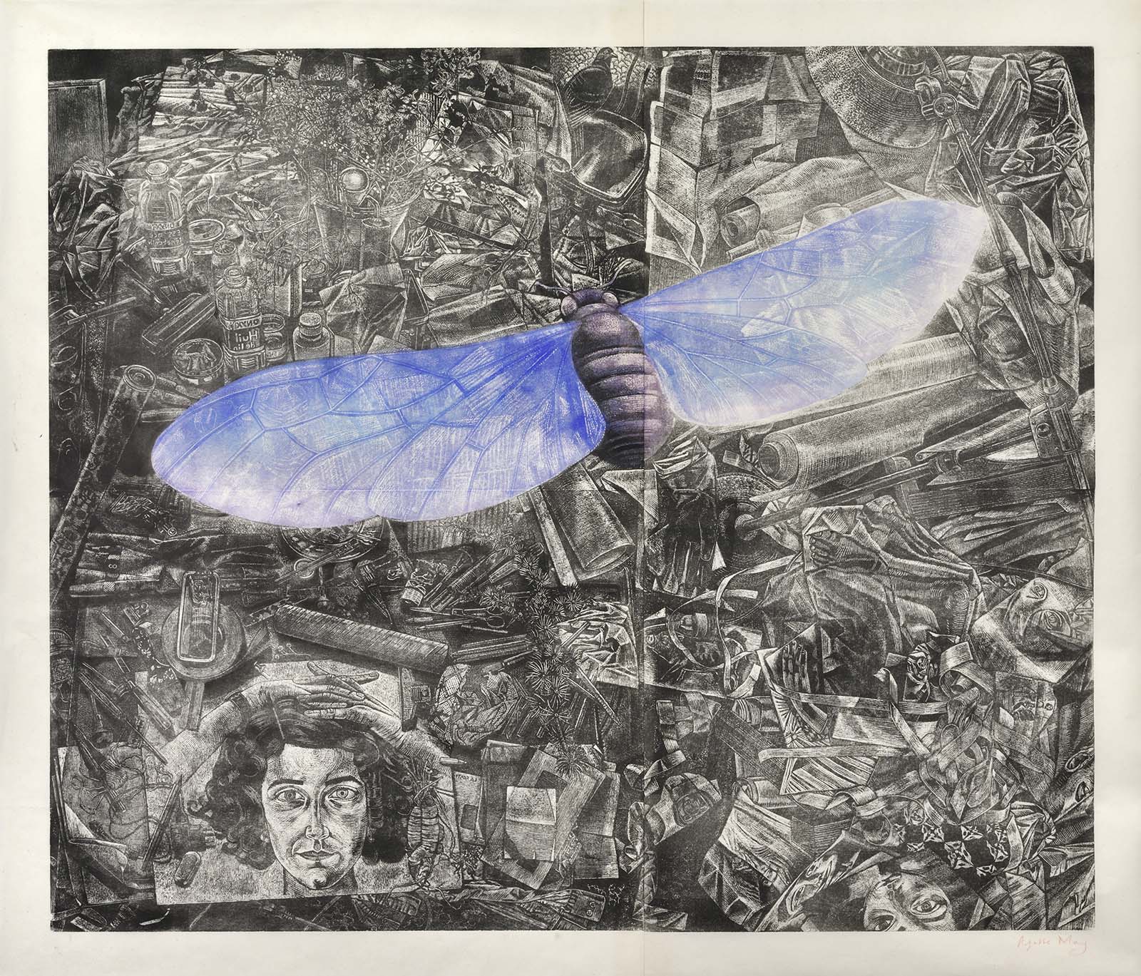 Le mod�le (d�tail 1), 2018-2020