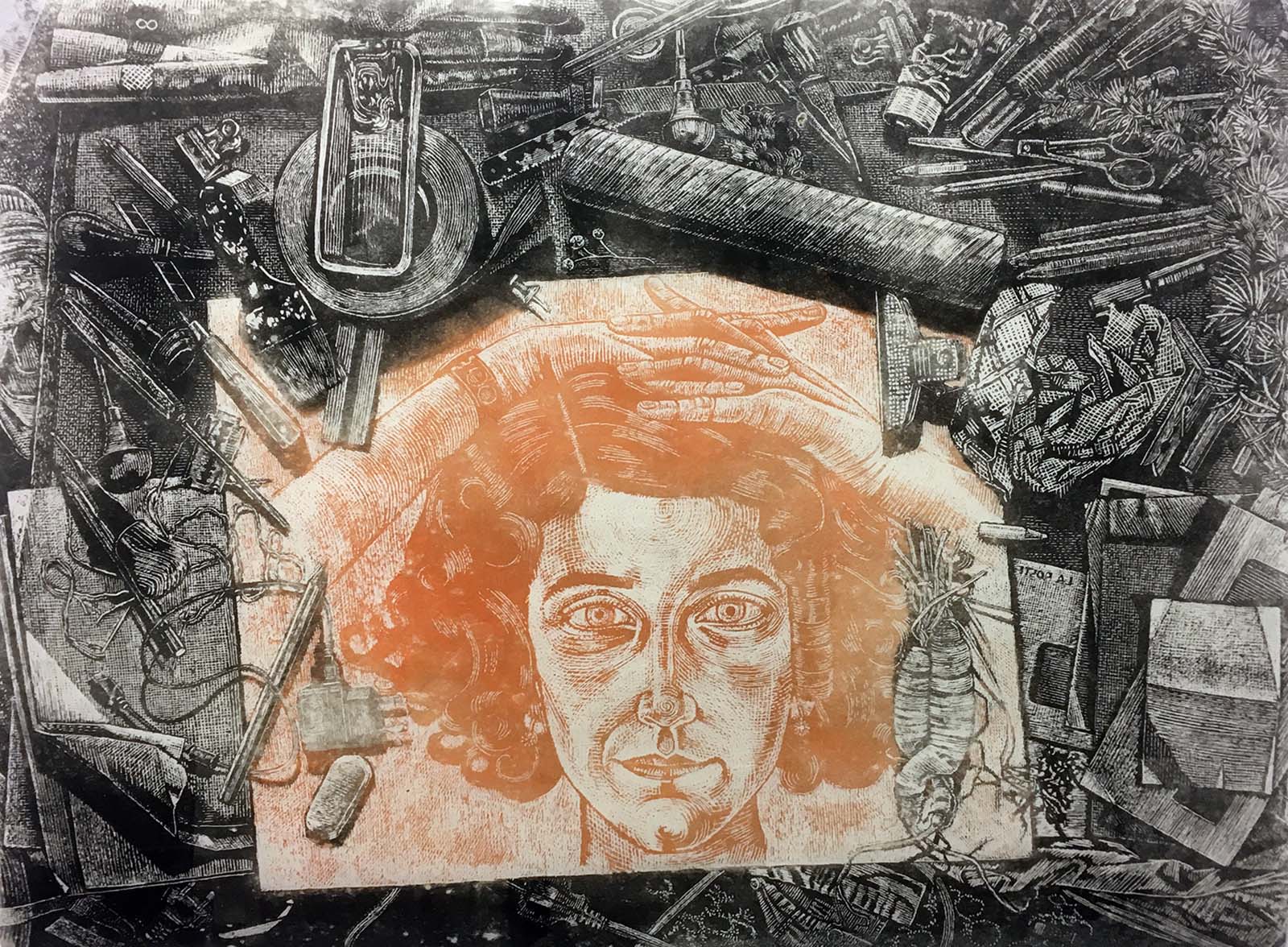 Le mod�le (d�tail 2), 2018-2019