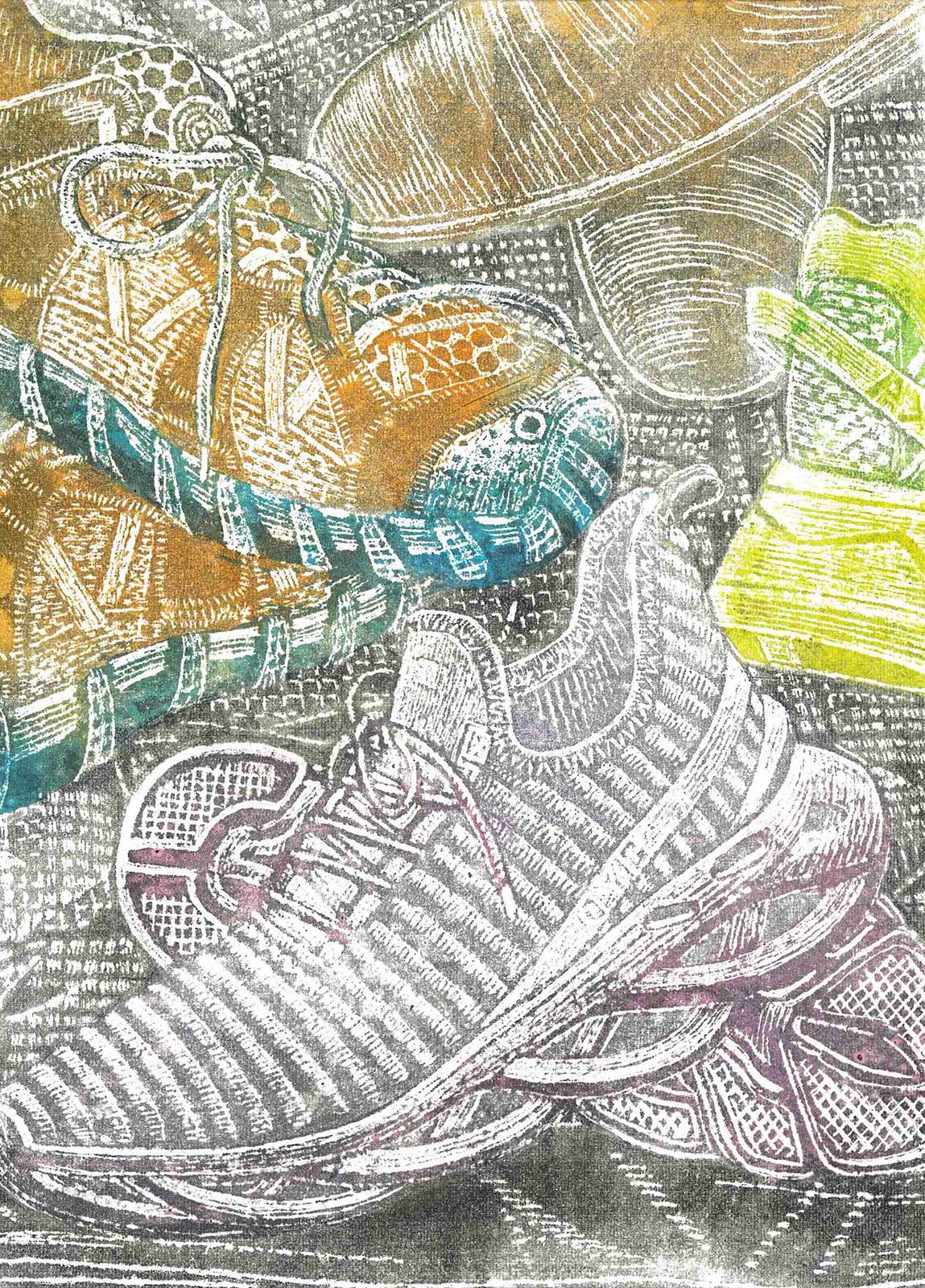 Naufrage - d�tail #03 (800 euros), 2022-2025