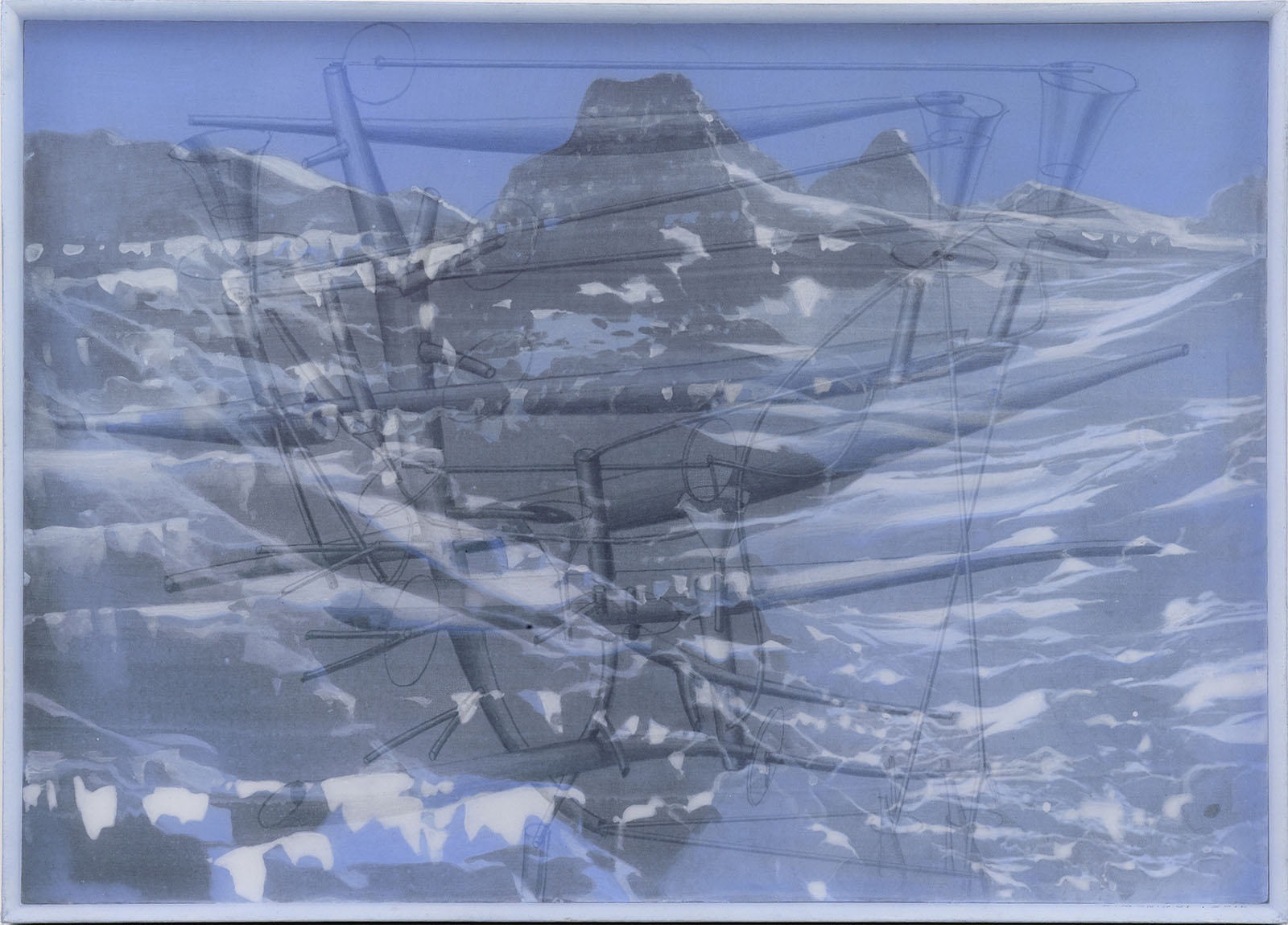 Pr�monition de l'avalanche #1, 2019