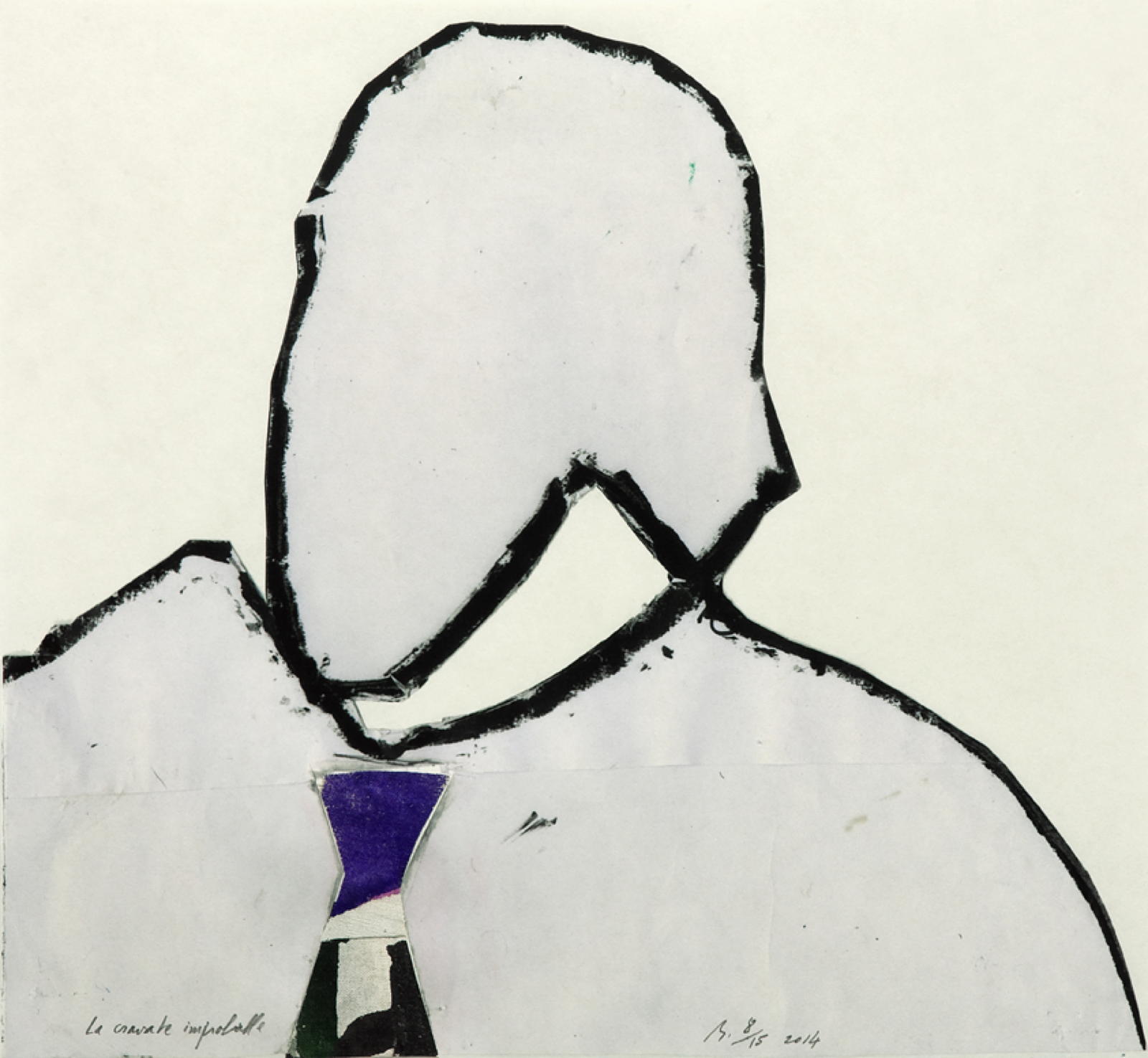 La cravate improbable (600 euros), 2014