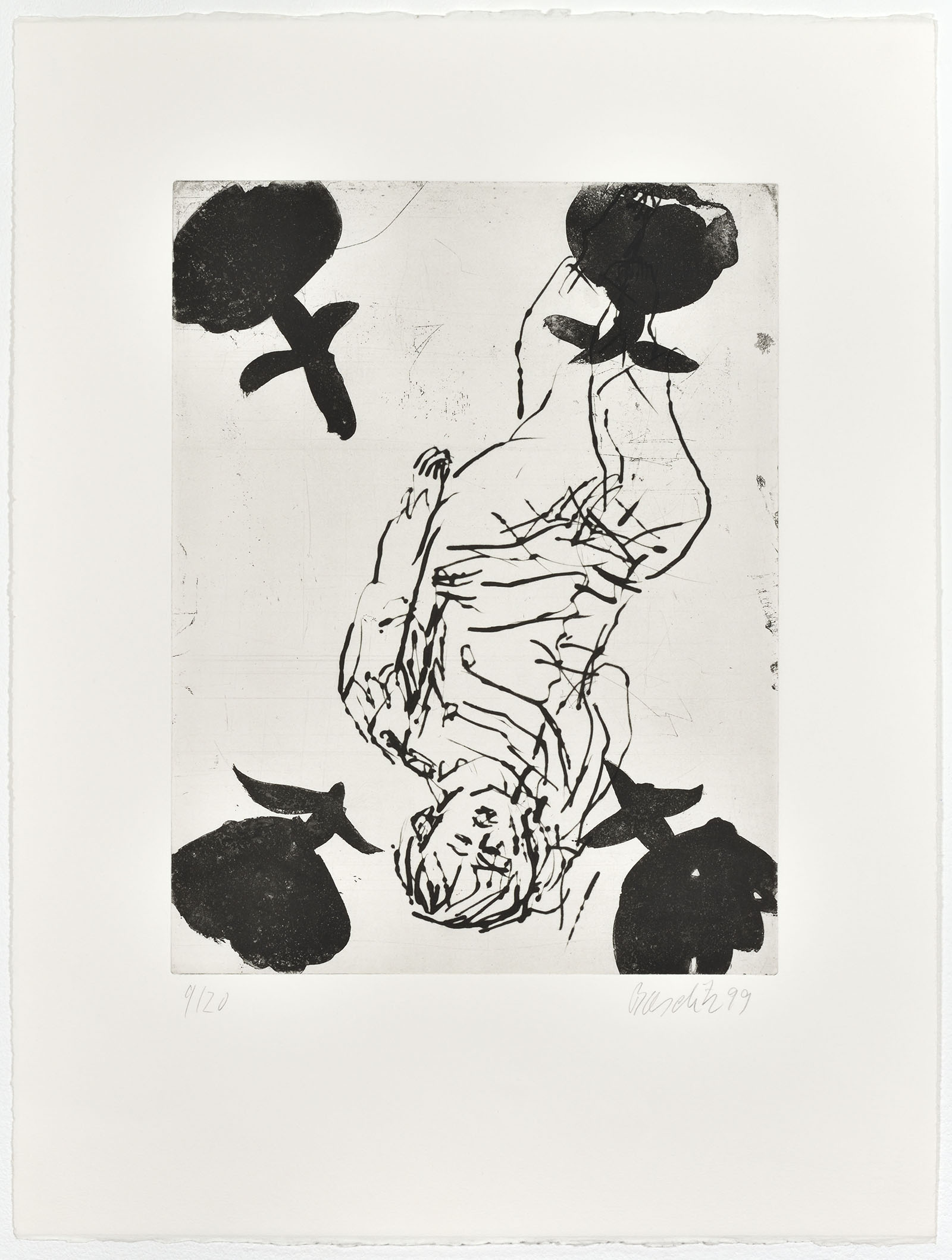 Vier schwarze Rosen (Quatre roses noires), 1999