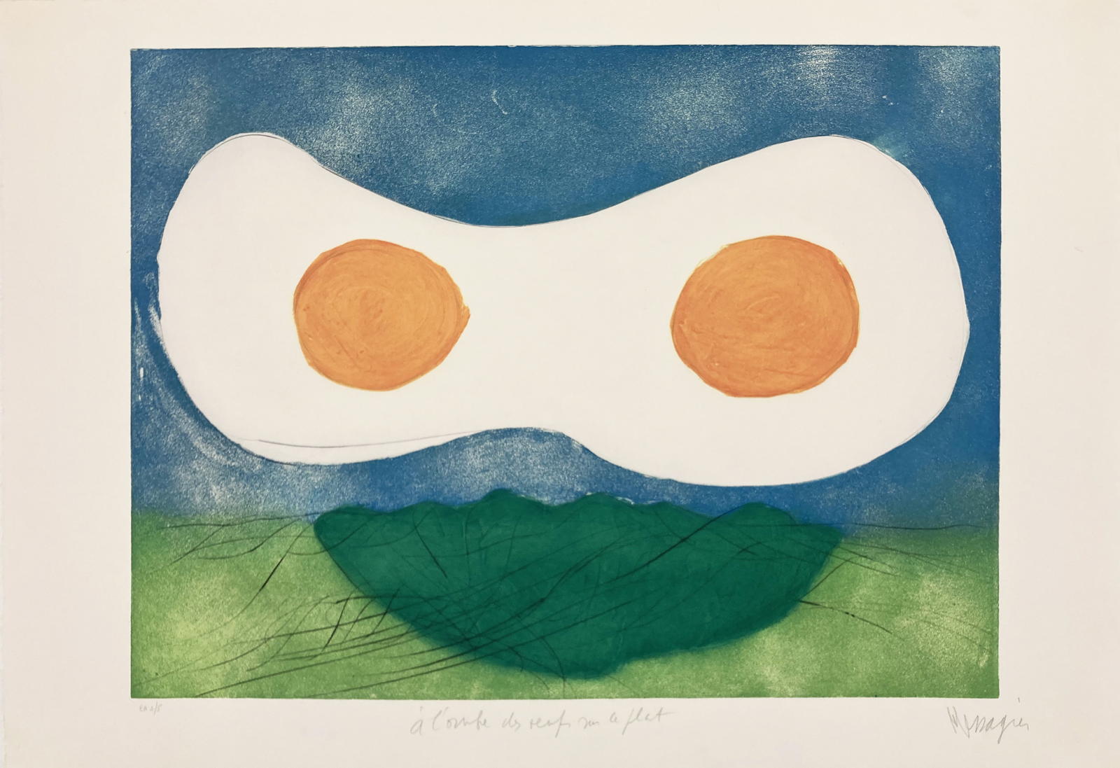 � l'ombre des oeufs sur le plat, 1984
