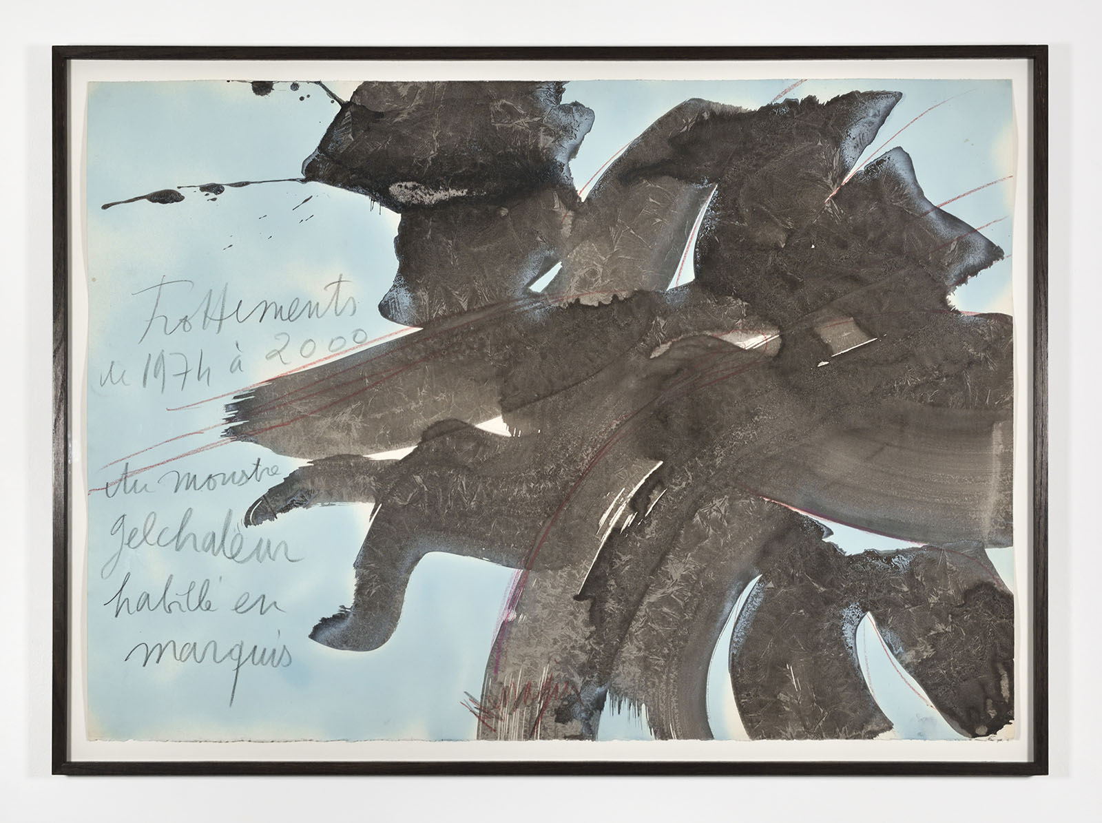 Frottements de 1974 � 2000 du monstre  gel chaleur habill� en marquis, 1974