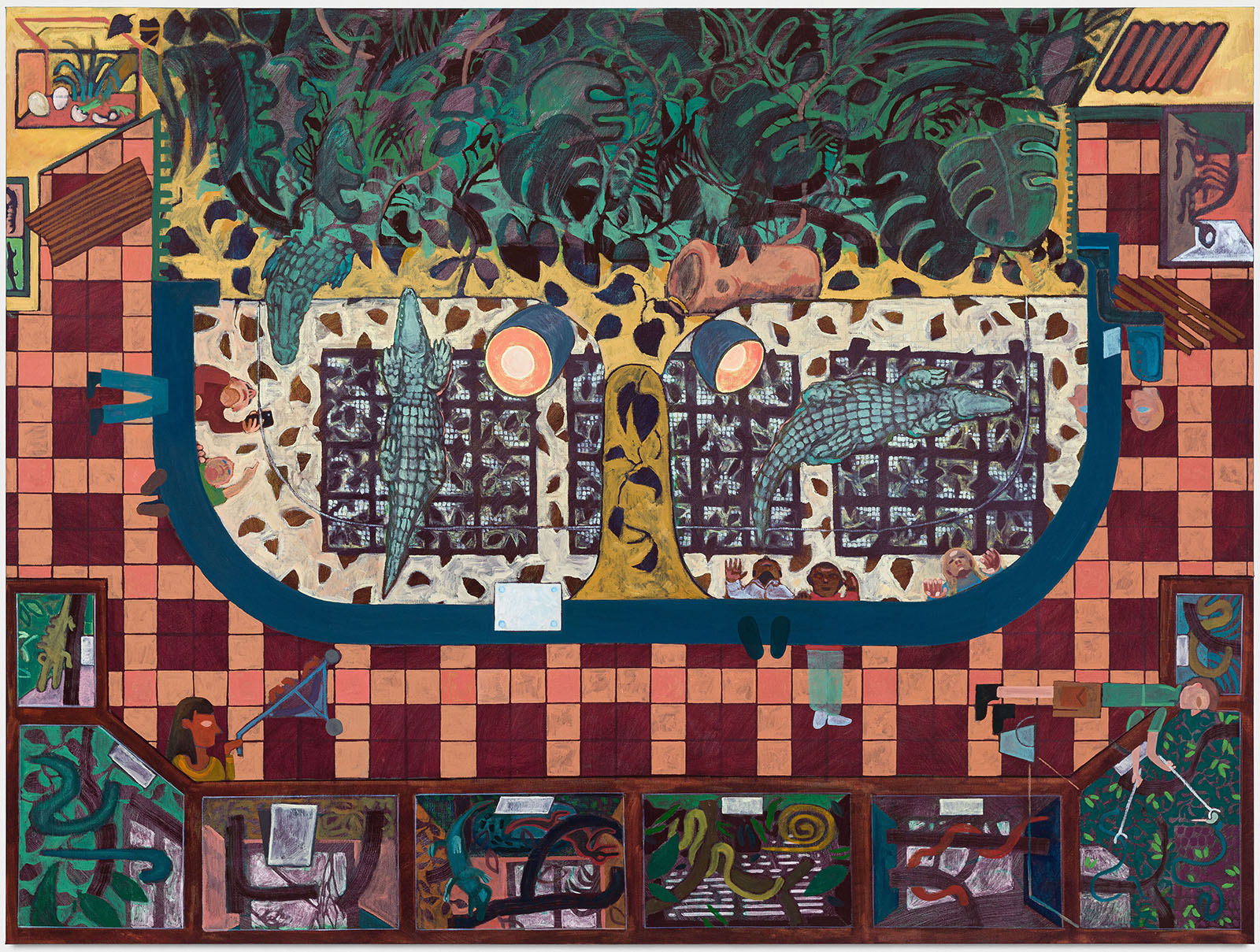 Crocodile enclosure, 2021