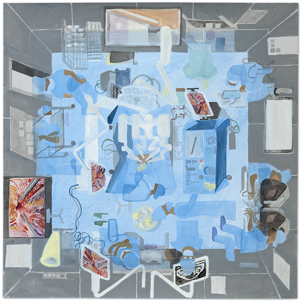 Operating Theatre, Robot Assisted Laparoscopy, 2024